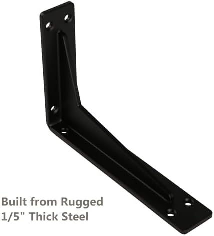 NEODROP 4-Pack 16 Inch Heavy Duty Shelf Brackets, Premium Metal Wall Bracket ...