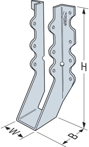 Simpson Strong-Tie LU28 Light Face-Mount Joist Hanger - Wood Construction Con...