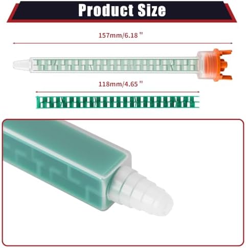 250ml Dual Cartridge Adhesive Dispenser Gun 10:1 Mix Ratio Black