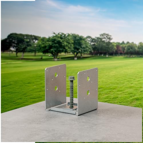 Simpson Strong-Tie ABU66RZ ABU ZMAX Galvanized Adjustable Standoff Post Base ...