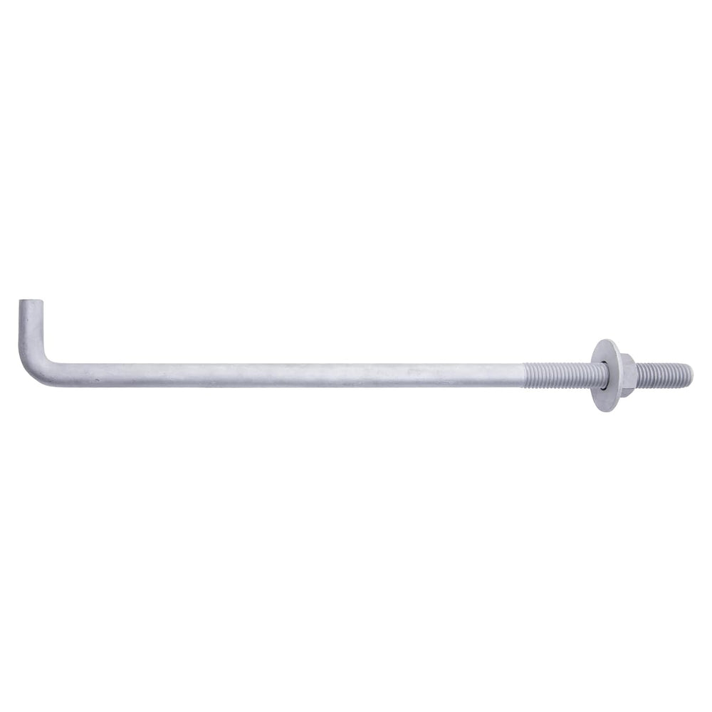 1/2" x 14" Concrete Anchor Bolts (10 Pack) L Shaped, Hot-Dip Galvan...