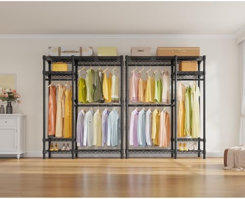 VIPEK V2 Heavy Duty Clothes Rack, Portable Metal Closet System, Black