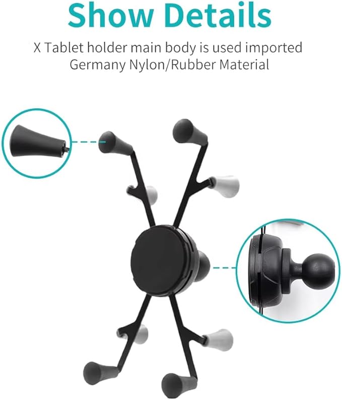 Strg Tablet Mount with Drill Round Base Mount