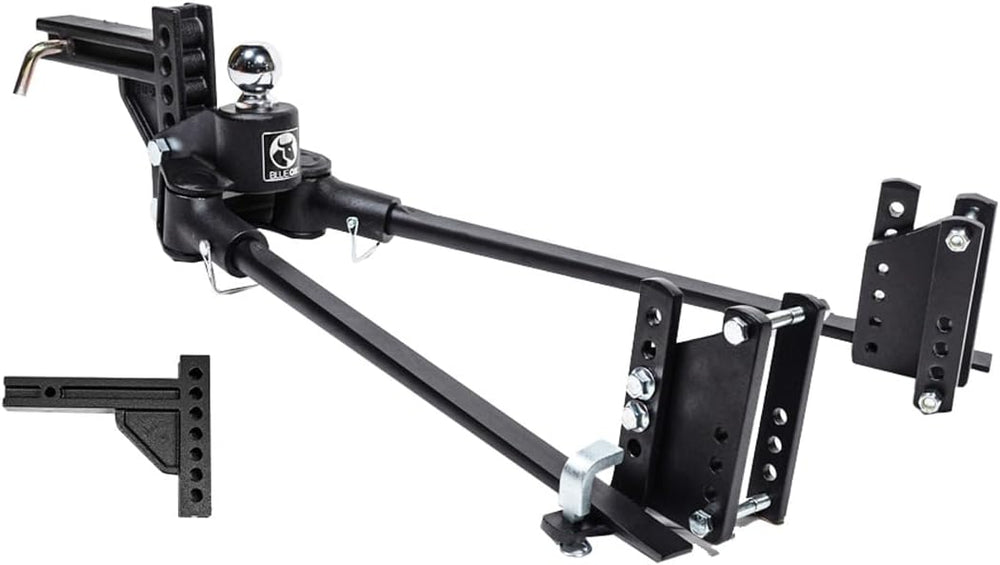 Blue Ox BXW01050 TrackPro Weight Distribution Hitch 2″ Receiver | 7 Hole Shan...