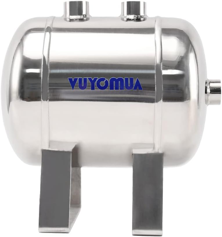 1/4" NPT Air Compressors 1 Gallon Stainless Steel Portable Air Compresso...