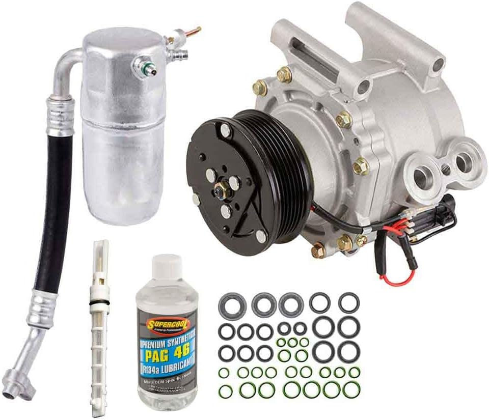 AC Compressor & A/C Kit For Chevy Trailblazer GMC Envoy Buick Rainier Saa...
