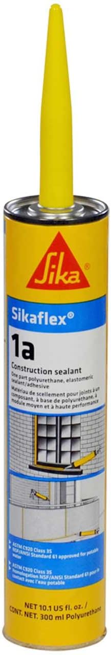 Sikaflex 1a Polyurethane Sealant Kit, Aluminum Gray, Pack of 12