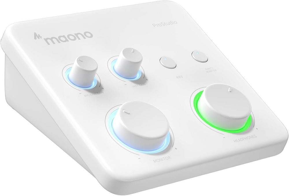 MAONO PS22 Lite USB Audio Interface for PC for Guitar & Vocals Streaming