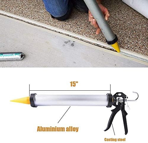 Sealant Sausage Caulking Gun with Aluminum Cartridge 600ml/20oz - 12:1 Thrust...