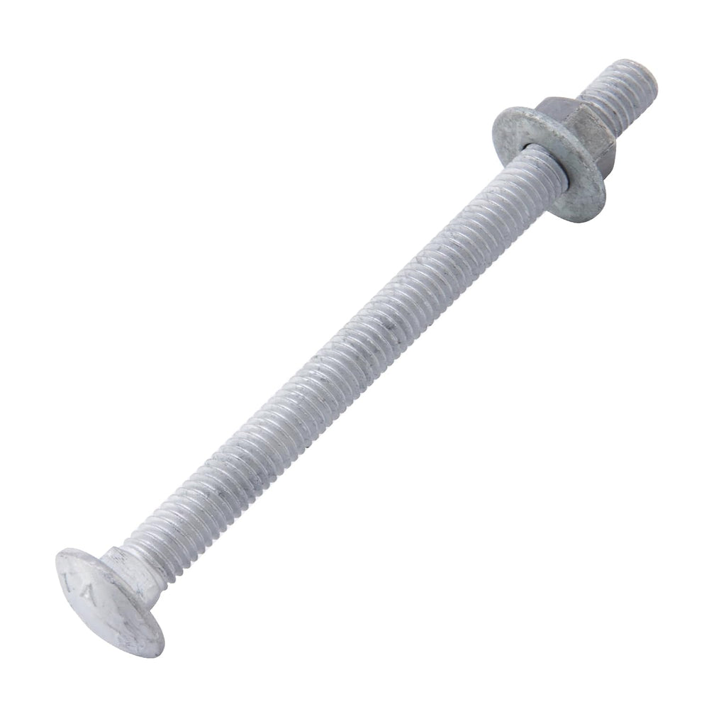 3/8" x 6" Carriage Bolts (50 PCS), Hot Dip Galvanized, Heavy Duty R...