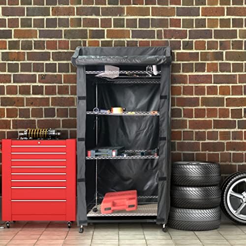 Waterproof Shelving & Rack Cover, Fits 36"x14"x 54" Wire Rack