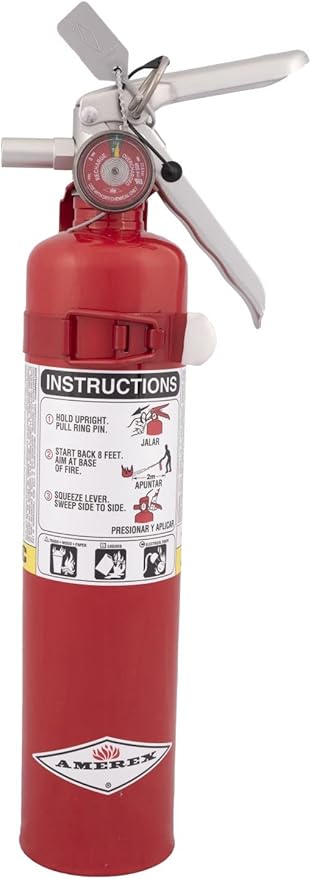 Amerex B417T ABC Dry Chemical Fire Extinguisher – 2.5 lb Rechargeable