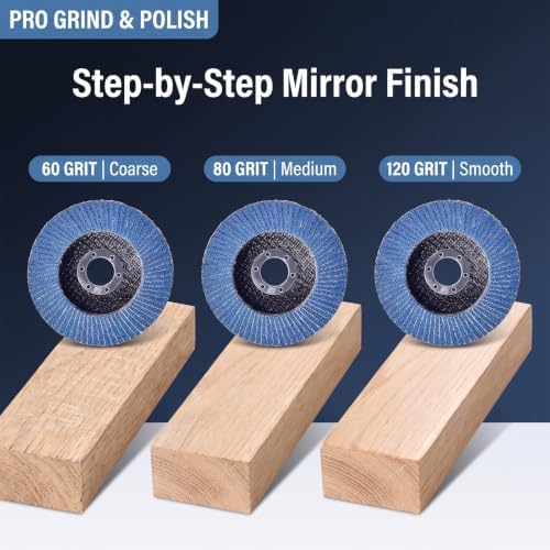 19PCS Angle Grinder Wood Carving Disc Set for 4-4.5"