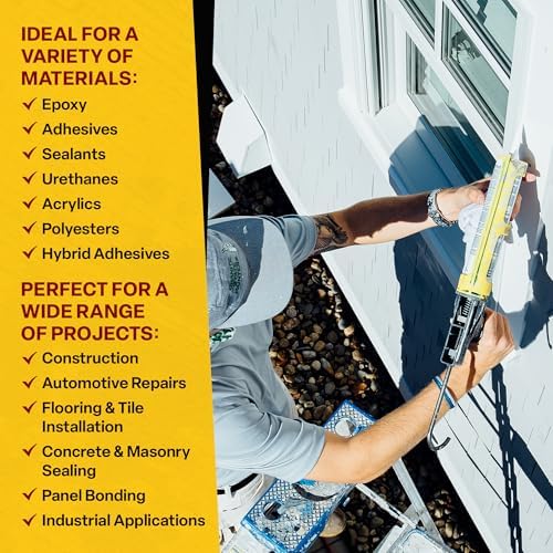 Dripless Brand DC600 Dual Component Adhesive Applicator | 22 oz Dual Cartridg...