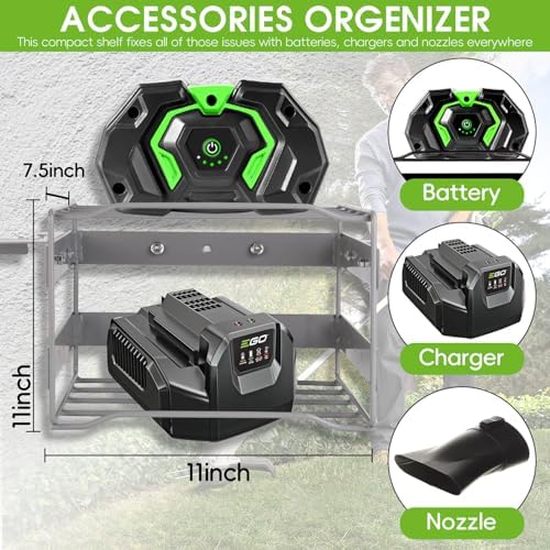 Power Tool Organizer Wall Mount - Heavy Duty Weed Eater Hanger for Garage Org...
