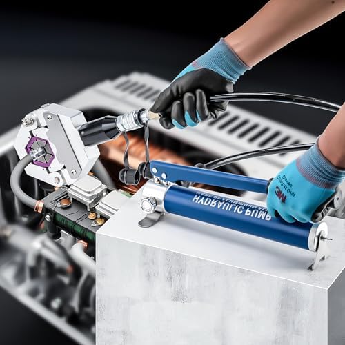 Hydraulic Hose Crimper Hydra-Krimp 71500 Manual A/C Hose Crimper Kit Air Cond...