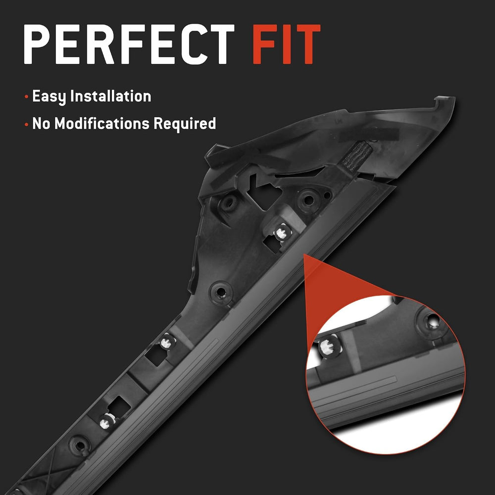 HYR A-Pillar Windshield Trim Molding Set Fit for Ford Explorer 2011-2019, Dri...
