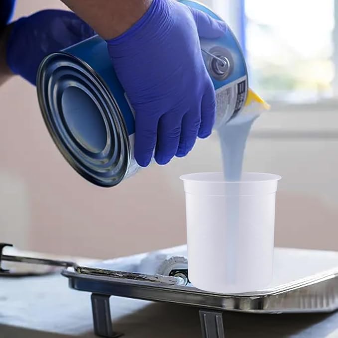 Disposable Paint Cups for Automotive Paint Gun, HVLP Paint Spray Gun 27 Ounce
