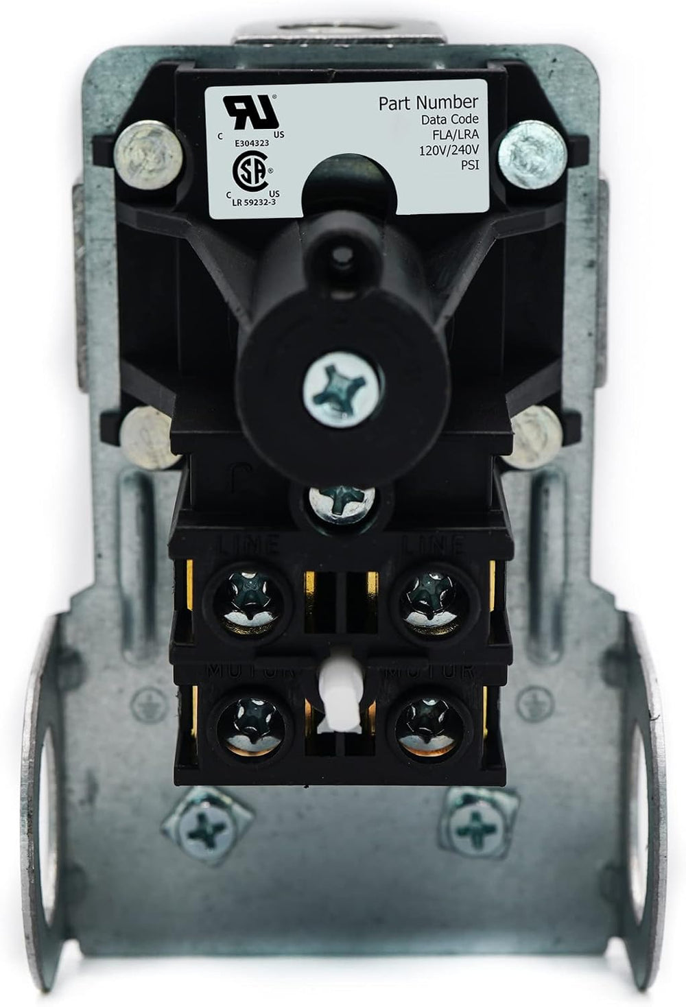 Condor 034-0199 Air Compressor Pressure Switch, 145-175 PSI, Rotary Actuator,...