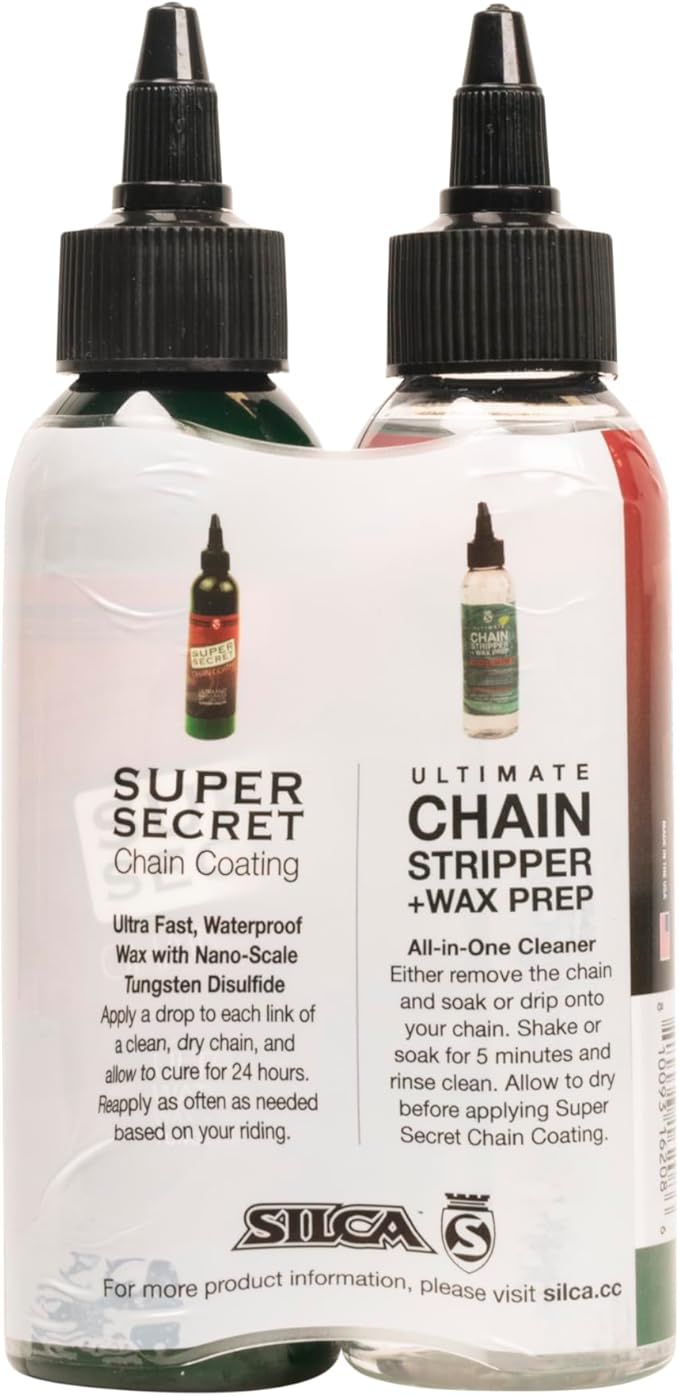 SILCA Professional Grade Bike Chain Cleaner and Liquid Wax
