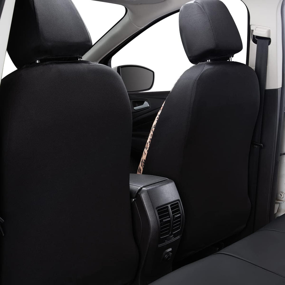 Flying Banner car seat Covers Protects Leopard Printing Polyester and PVC Fib...