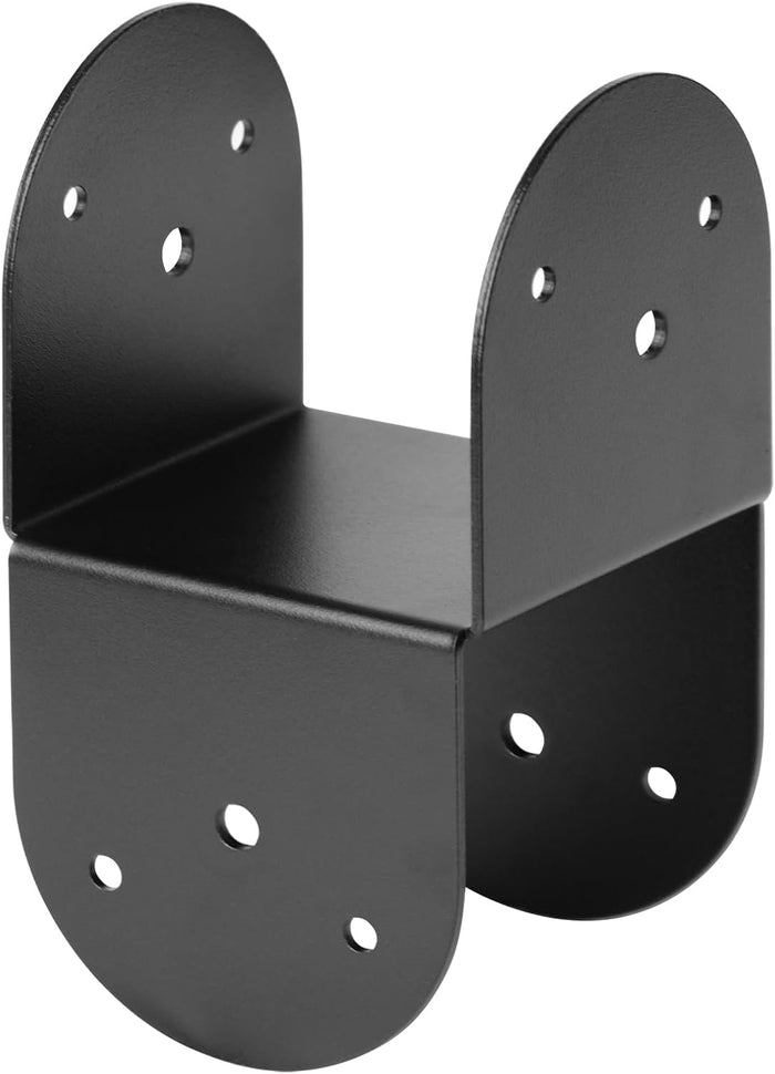 GBGS 4 Pack 4x4 Post Connector,14 Gauge,Black