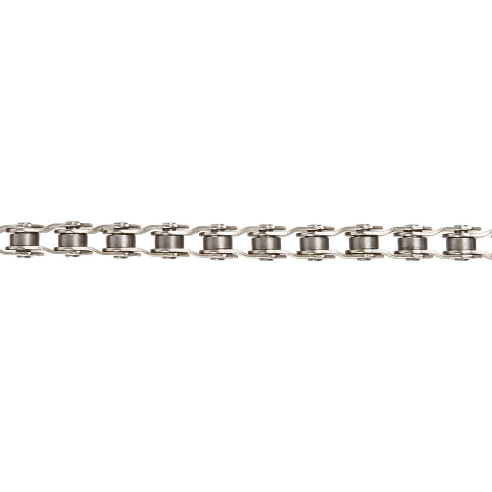 KMC: HL710 - Half Link Nickel Plated BMX Chain in Silver (Boxed)-Silver -1/8&...