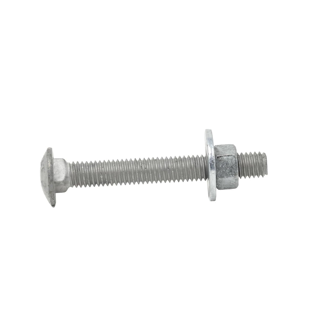 3/8"-16 x 4 (50 Pack) Galvanized Carriage Bolt Kit Grade 307A, Includes:...