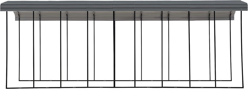 Arrow Carports Galvanized Steel Carport, RV Metal Carport Kit, 14' x 42