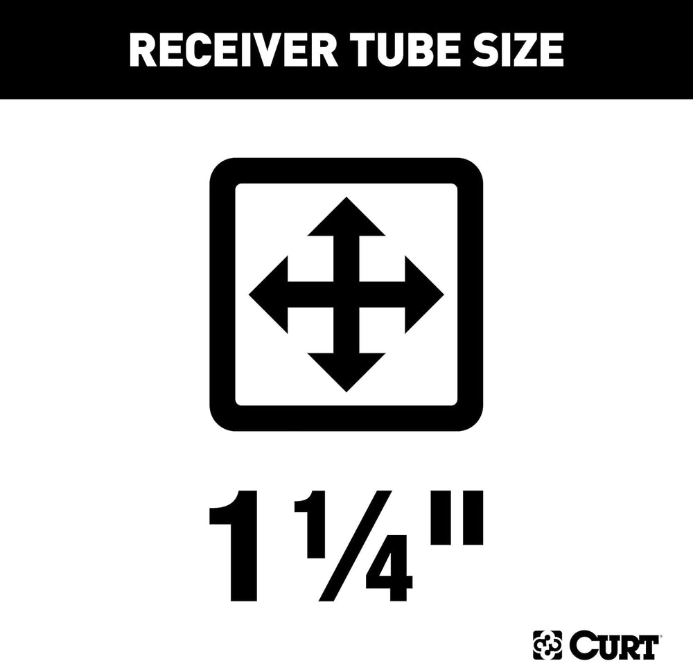 CURT 11422 Class 1 Trailer Hitch, 1-1/4-Inch Receiver, Select Volkswagen Golf...