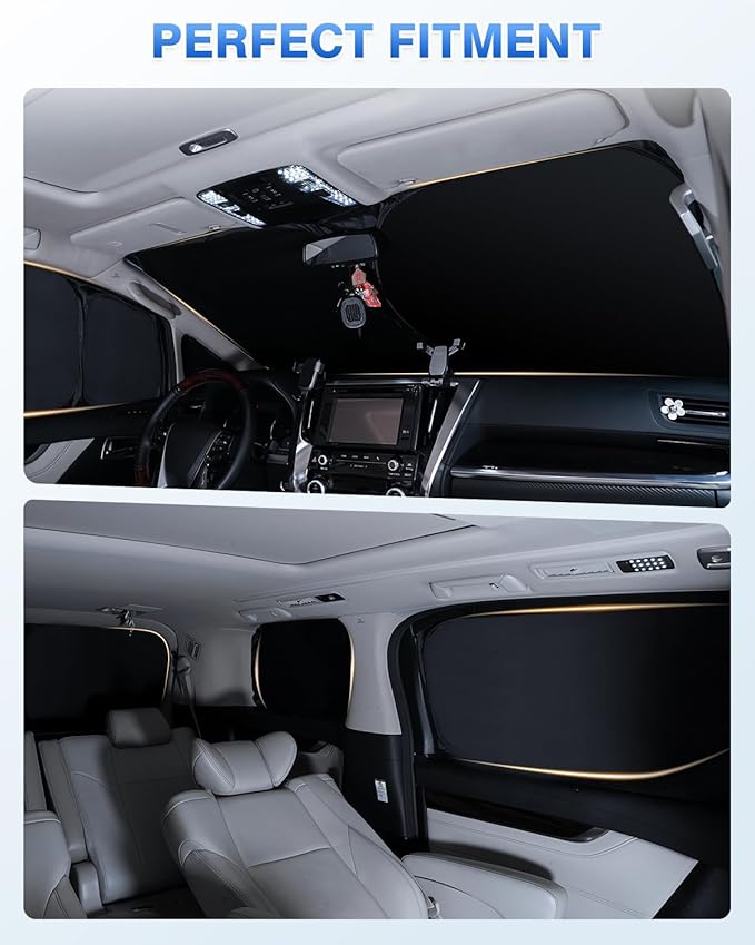 Sunshades for 2025 2026 Subaru Forester Accessories Windshield Sun Shade Side...
