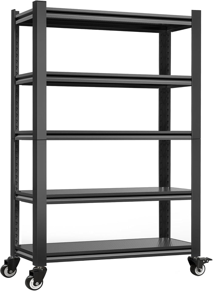Kitchen Shelving with Lockable Wheels