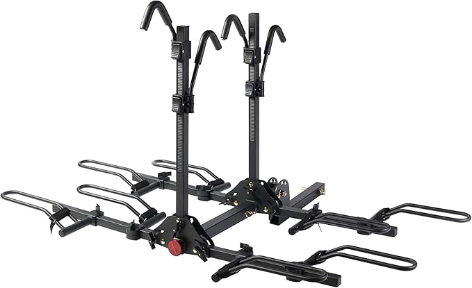 Young 4-Bike Rack Hitch Mount Platform Style Carrier
