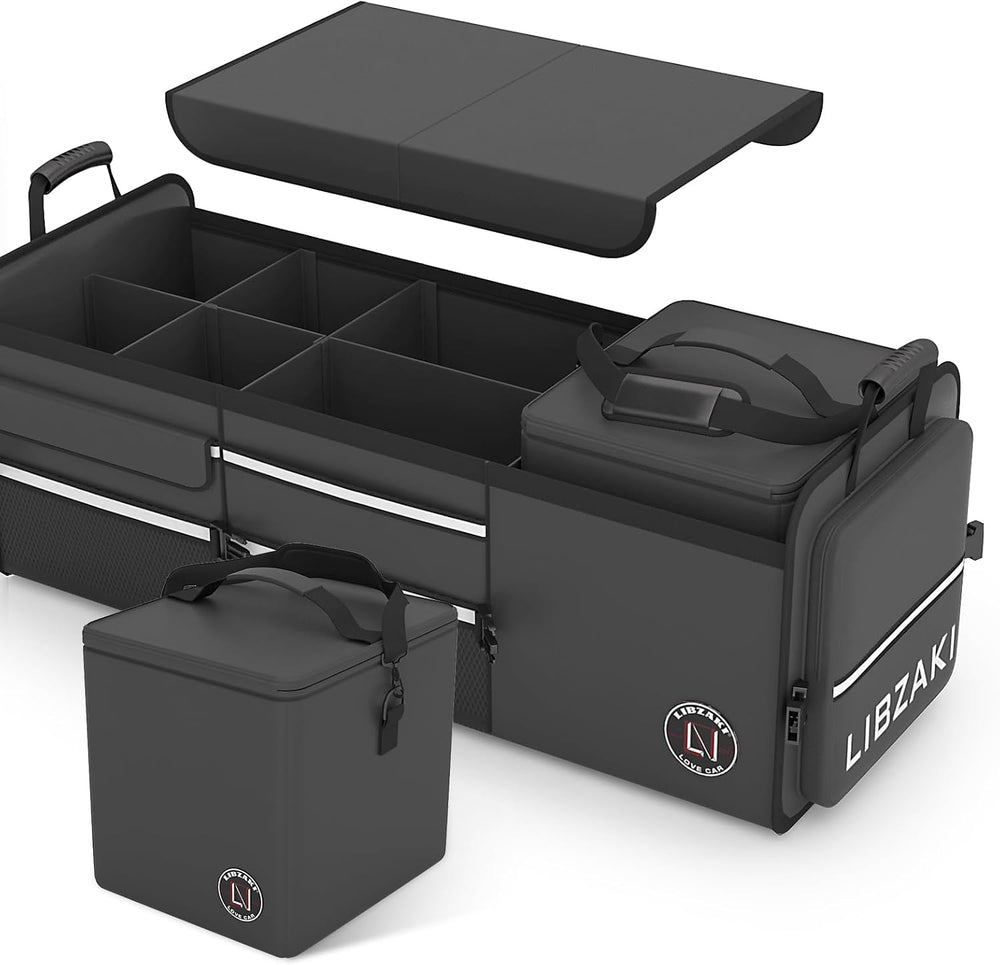 LIBZAKI Oversize 4 in 1 Car Trunk Storage Organizer