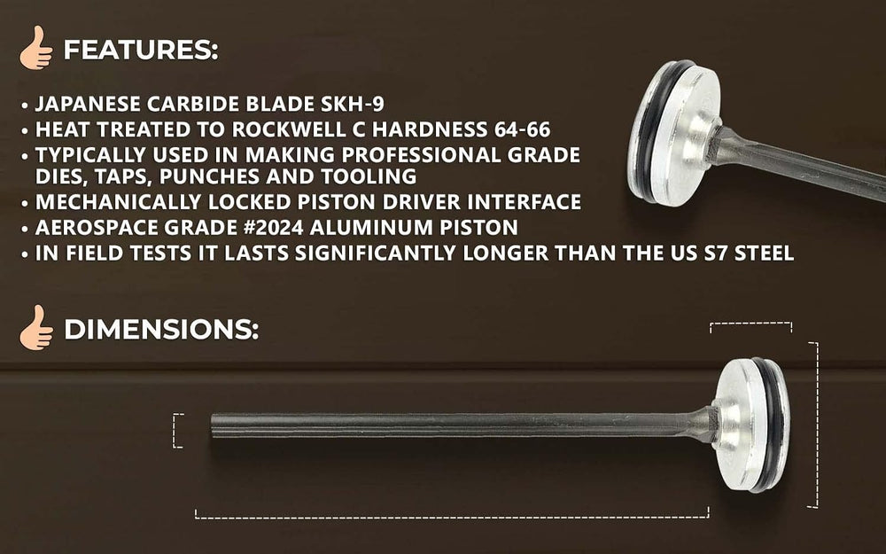 SP 175560C Aftermarket Piston Driver Compatible With Bostitch MCN250 & MC...
