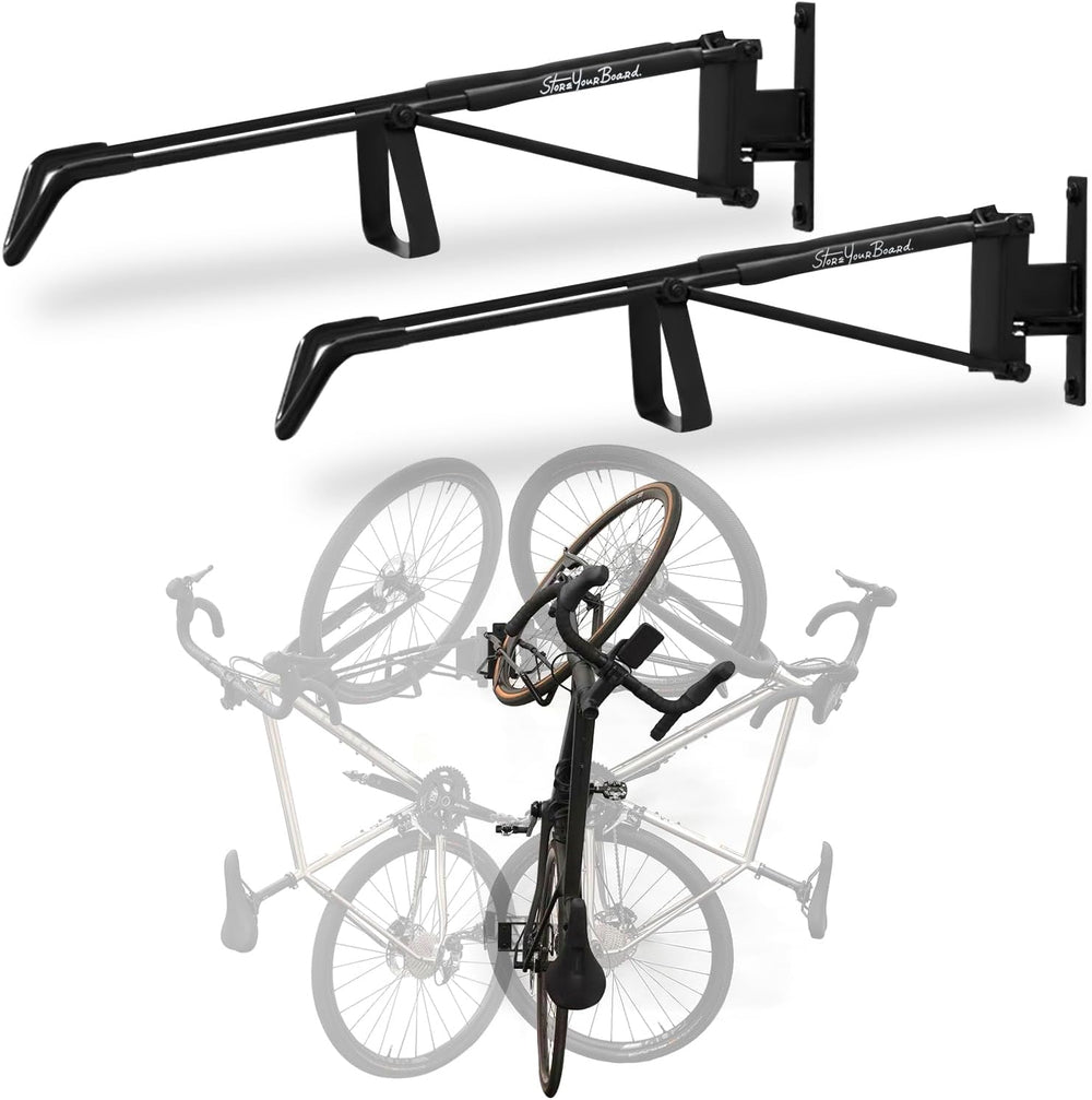 StoreYourBoard SwivelStow Road & Gravel Bike Storage 2 Pack – Heavy Duty ...