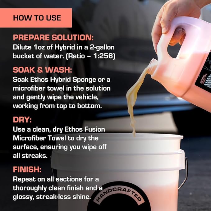Ethos Hybrid Ceramic Rinseless Car Wash