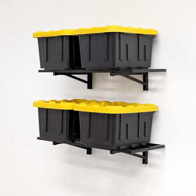 StoreYourBoard 2-Pack Heavy Duty Wall Shelves – Wall-Mounted Garage Storage