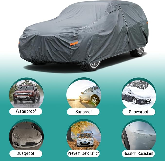 Premium Car Cover Custom Fit GMC Yukon, not fit Yukon XL, 16 Layers Heavy Duty
