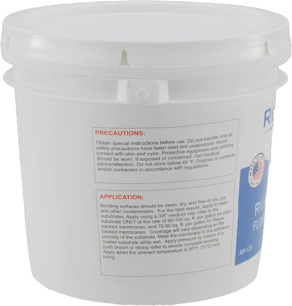 RecPro RV Roll On Floor Adhesive | Marine Grade | Water-Based | 1 Gallon