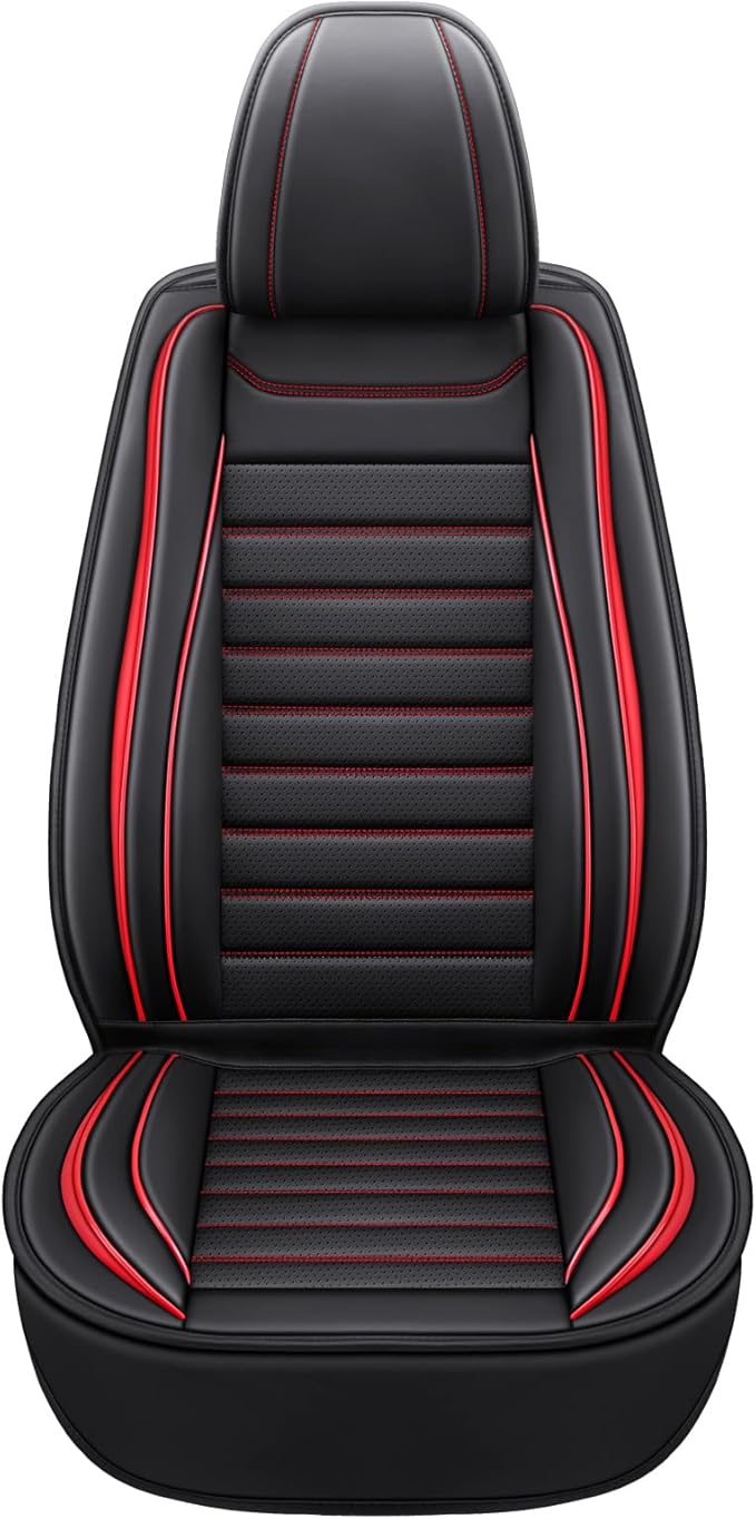 Leather Car Seat Covers Full Set, Universal Faux Leather Car Seat Covers 5 Seats