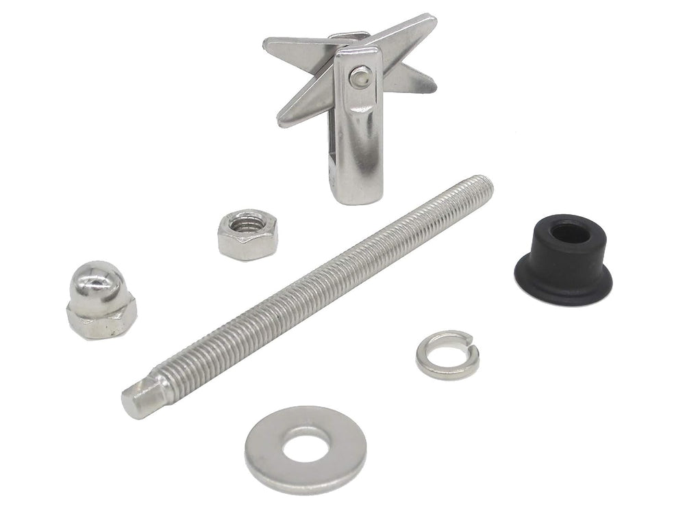 Toggle Anchor Bolts, Hollow Wall Anchors, M8x150mm, Pack of 4