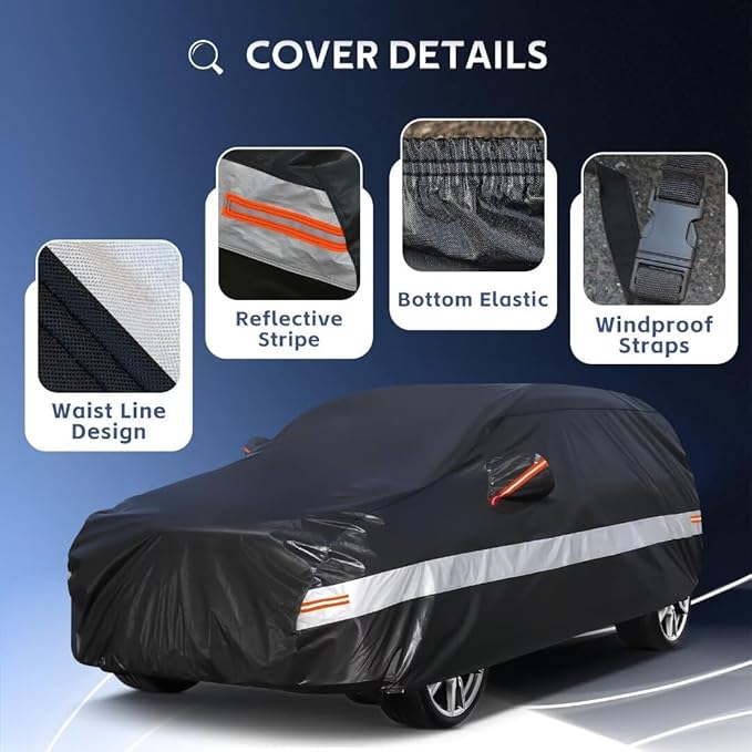 Holhtly SUV Car Cover Custom Fit