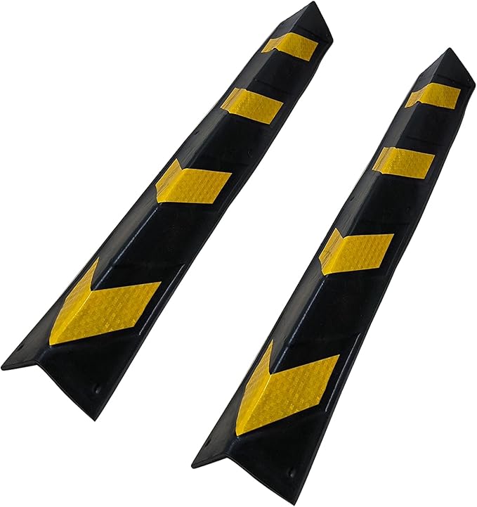 27" Rubber Garage Wall Protector Corner Guard (6 Pack)