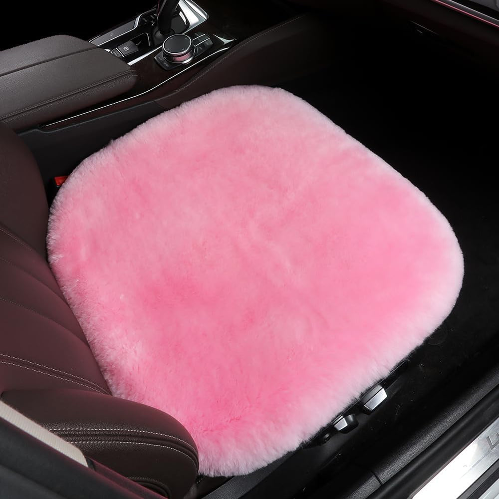 LLB Genuine Sheepskin Car Seat Cushion Seat Covers for Cars Trucks SUV Comfor...