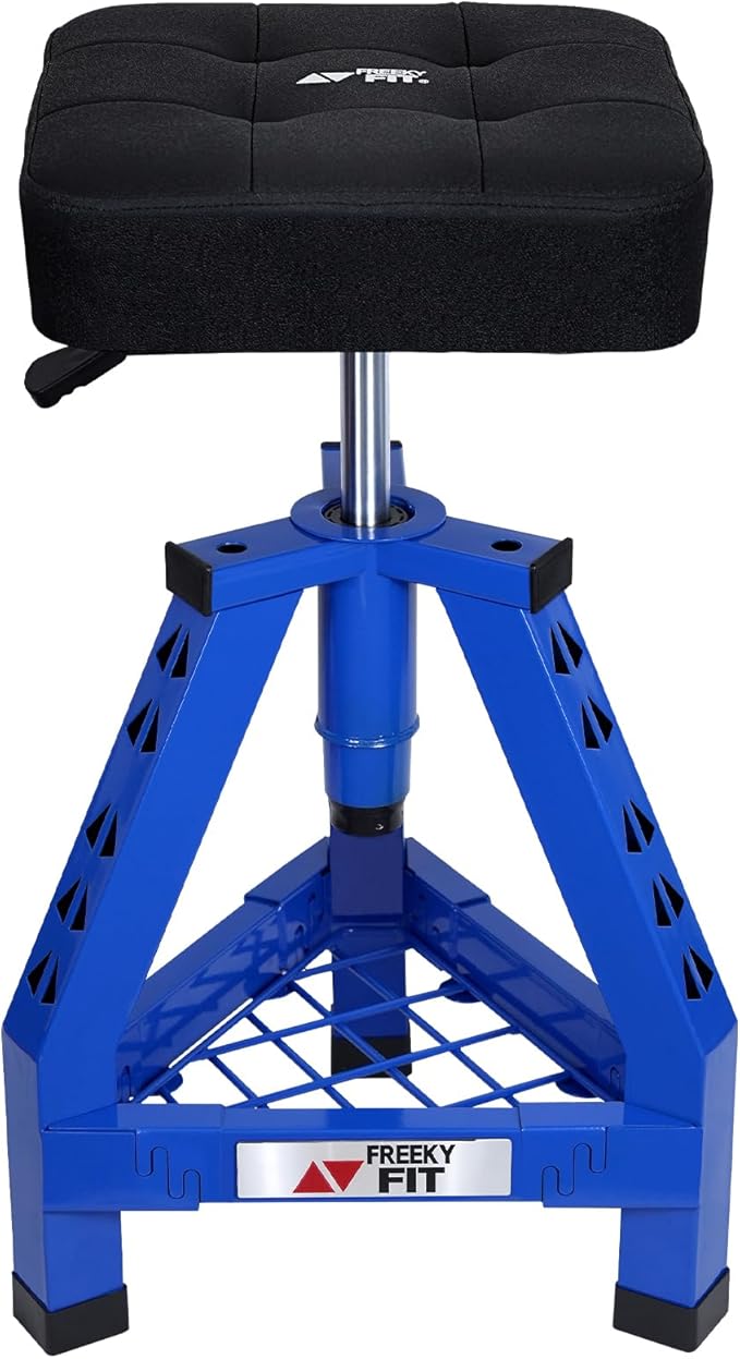 Adjustable Shop Stool, Garage Mechanic Stool Chair, Work Seat