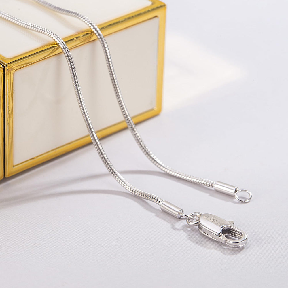 Dankadi Women 925 Sterling Silver Magic Snake Chain Necklace- Men 1.2MM Solid...