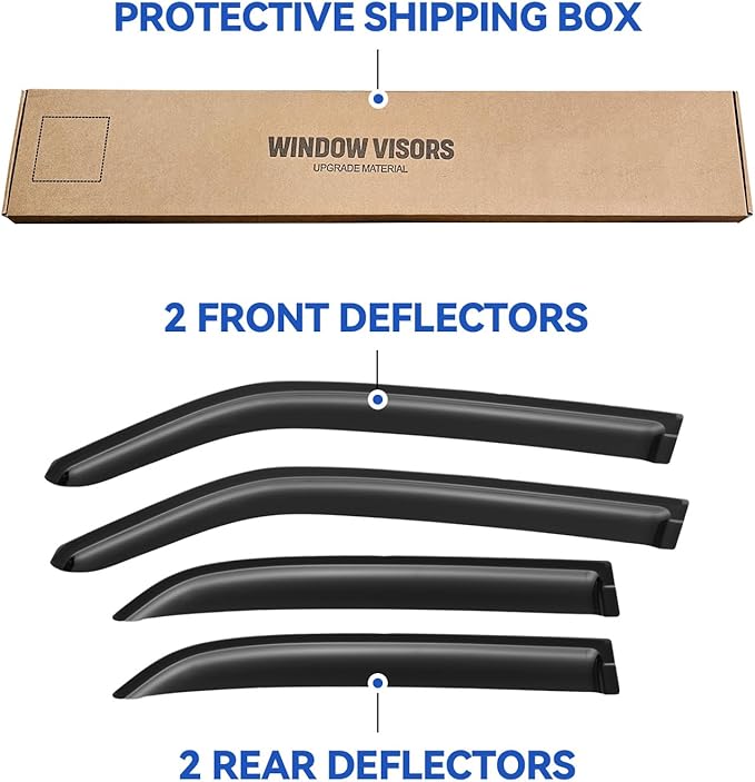 Window Visors Rain Guards Shield