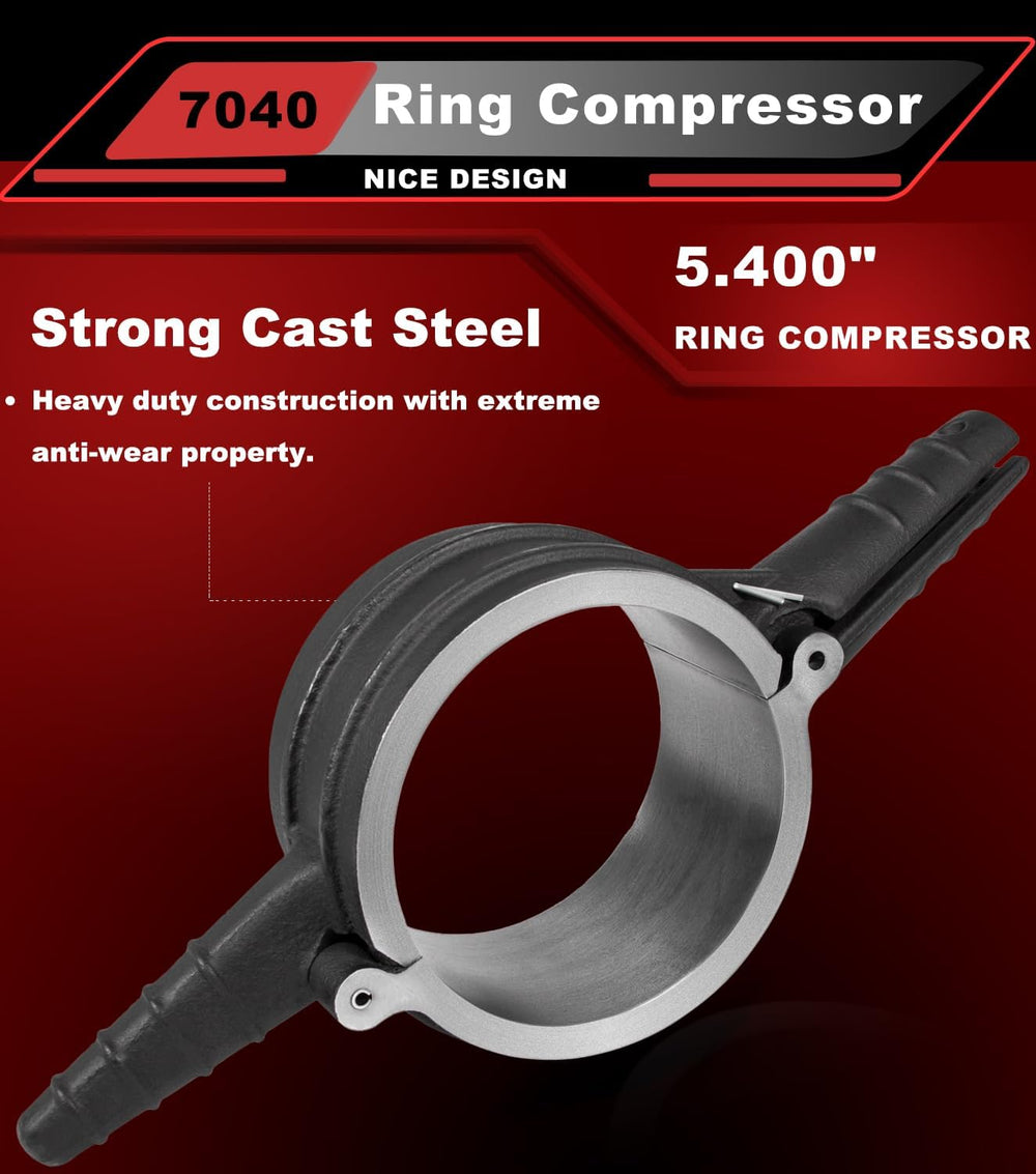 Camoo 7040 Piston Ring Compressor 5.4" Bore Alternative to PT-7040, Comp...