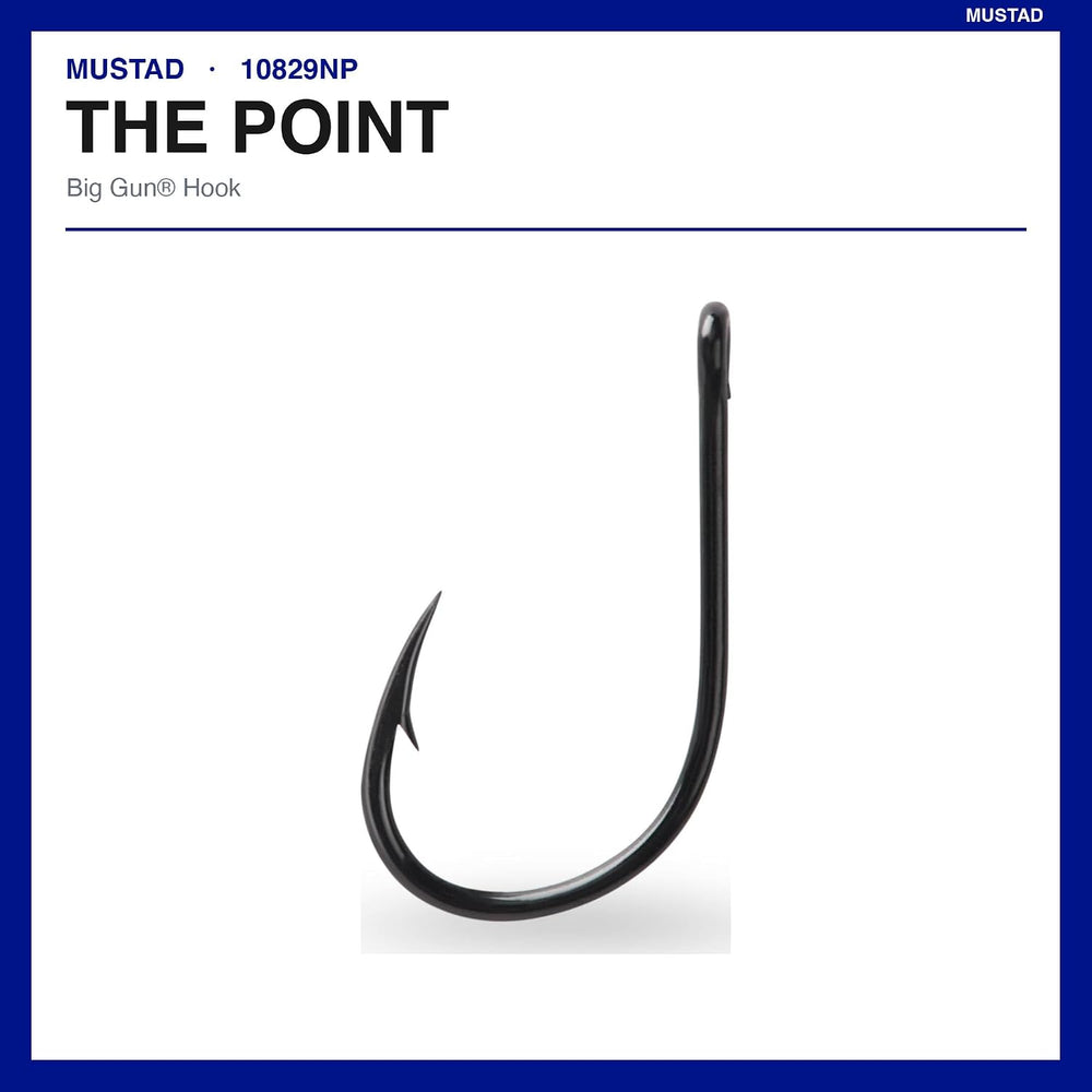 Mustad Ultra Point Long Shank Kirbed Point Big Gun Bait Hook